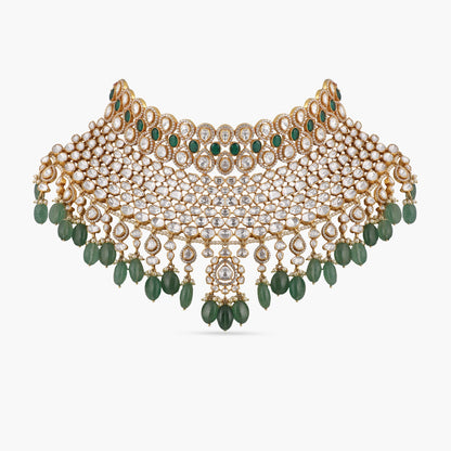 Nivriti Moissonite Silver Choker