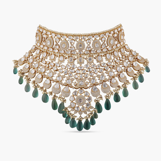 Rasika Grandeur Moissanite Silver Choker     