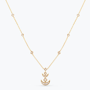 Chandana Gold plated Silver Necklace