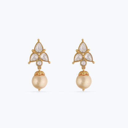Irya Pearl Silver Drop Earrings