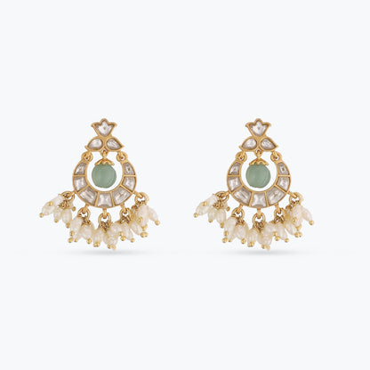 Spurthi Gold Plated Silver Earrings