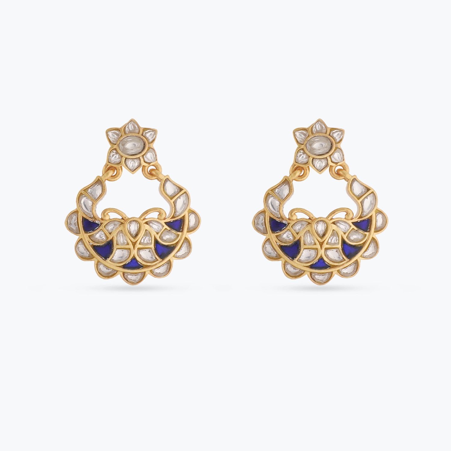 Ayla Gold Plated Silver Stud Earrings
