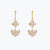 Fagun Moissanite Silver Stud Earrings