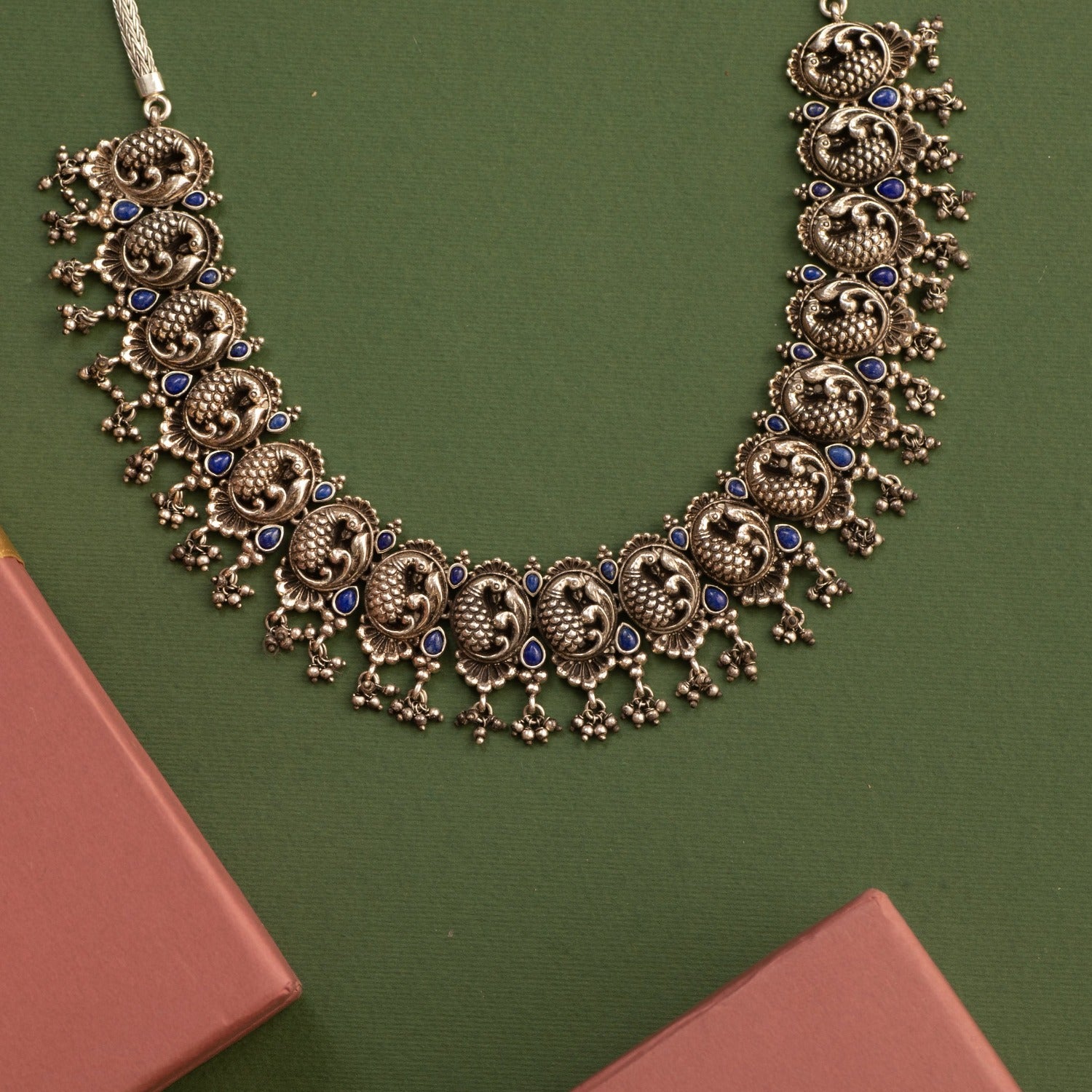 Kairav Short Silver Necklace
