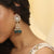 Rasika Moissanite Silver Jhumki Earrings 