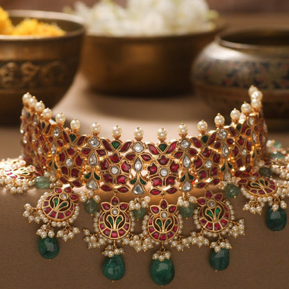 Udyana Silver Necklace Gold Plated