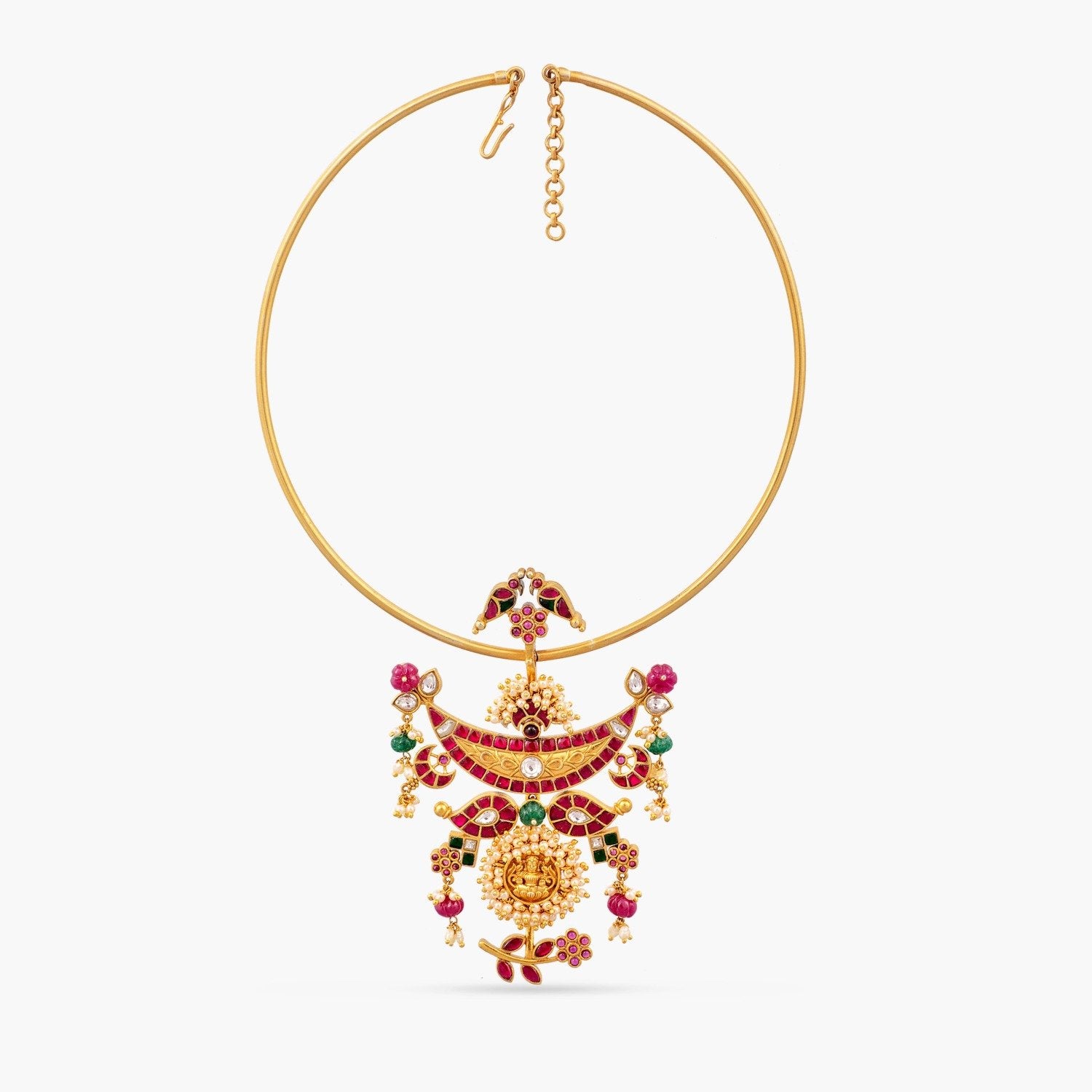 Hiran Antique Nakshi Silver Necklace