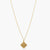 Pearl Gemini Zodiac Coin Gold Plated Silver Necklace