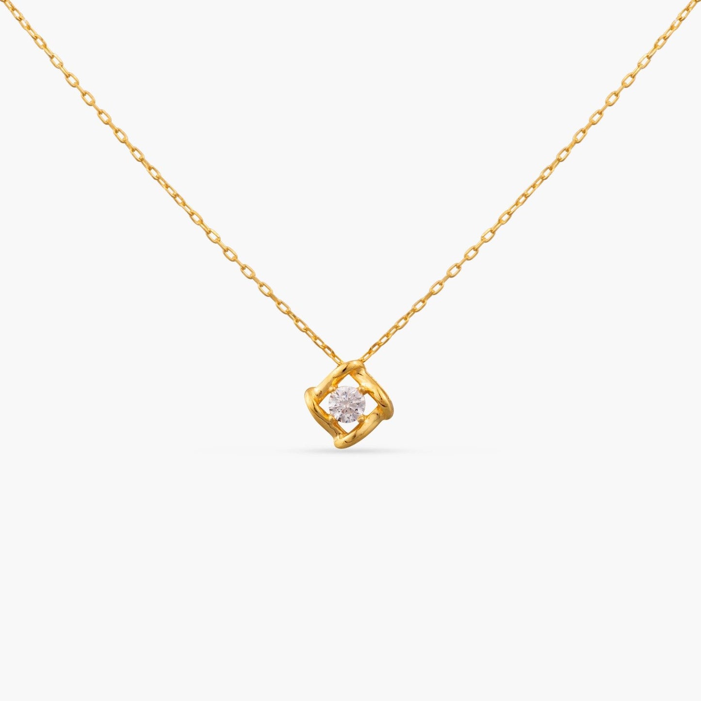 Nakshatra Classic Silver Necklace