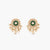 Sauparna Enamel Jadau Silver Earring Studs