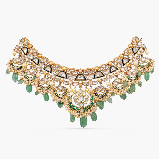 Pankhuri Jadau Silver Necklace