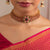 Shriya Kempu Silver Sleek Choker